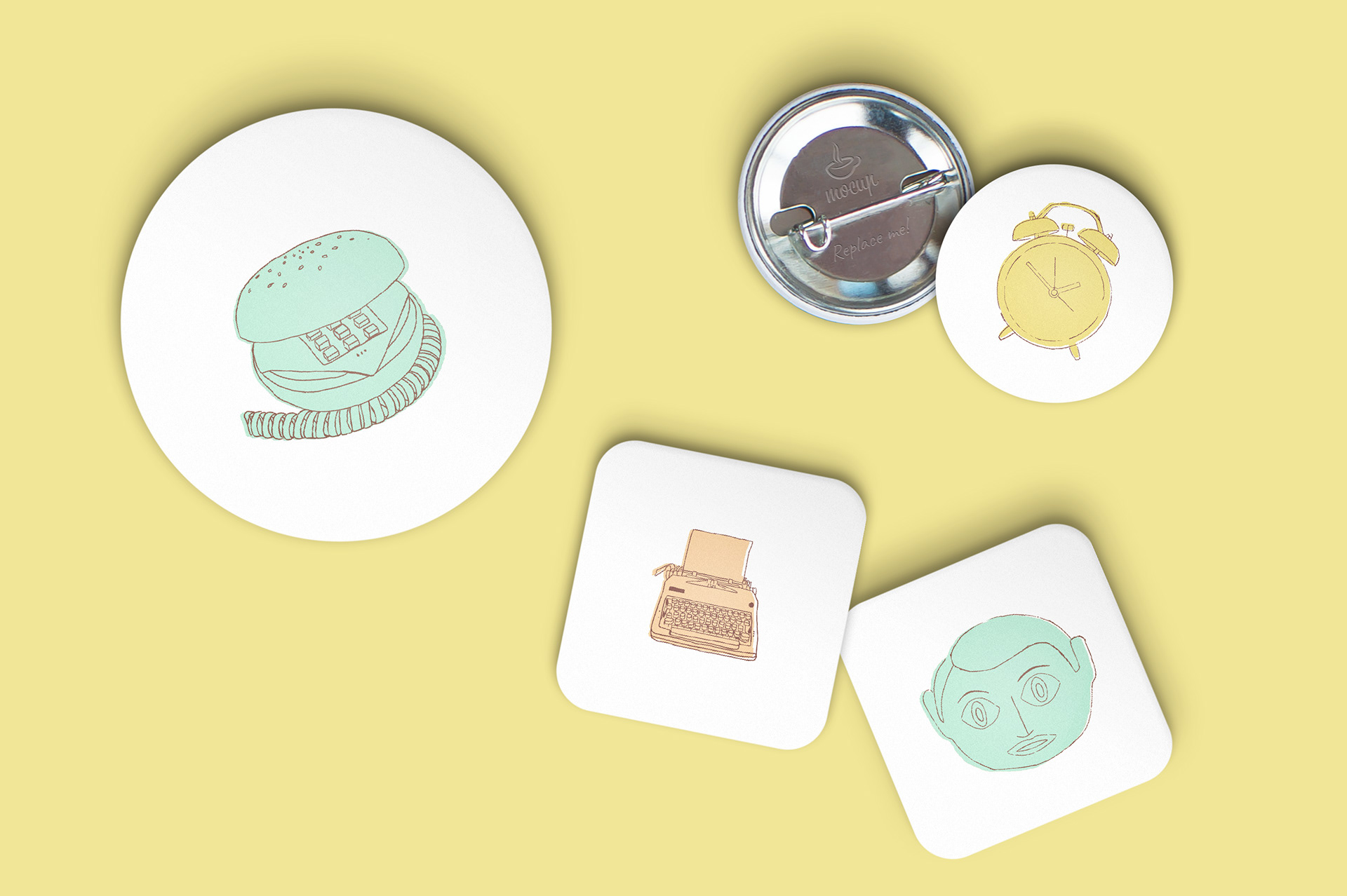 The Right Fork Film Festival buttons
